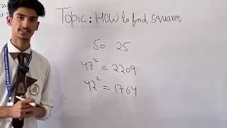 Turn tricky squares into simple steps | math made fun.#mathematics #squareroot