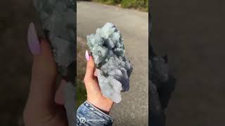 Sugar Coated Fluorite 🤍 #prettycrystals