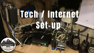 Our Tech Closet / Internet Set-Up to be Fulltime Digital Nomads, Starlink RV, Mushroom Network