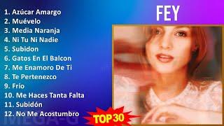 F e y MIX 30 Grandes Éxitos ~ 1990s Music ~ Top Latin Pop, Pop, Latin, Latin Dance Music