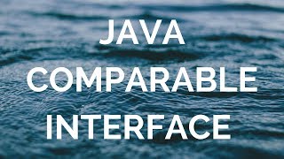 java comparable interface (manohar academy)