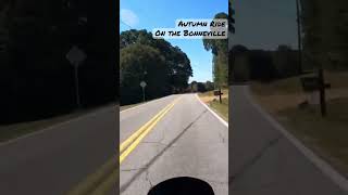 Autumn Motorcycle Ride POV Short