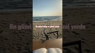 Okumayı sevdiğim  #kuran #meal #kuranıkerim #kitap #books #book #sahil #paradise #beach #beautiful