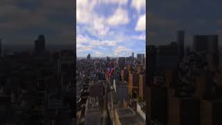 SPIDER-MAN 2 PS5 - Metro Suit [Free Roam/Swinging/Flying/Surfing Gameplay] #shorts