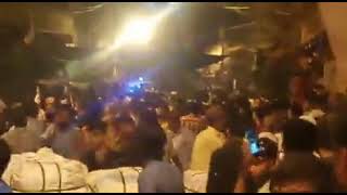 Explosion Rips Through Iqbal Cloth Market Near New Memon Masjid Area Of Karachi, Pakistan.