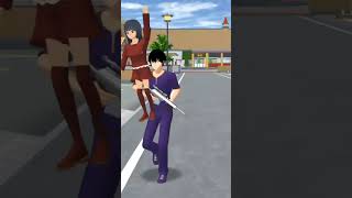 Sang ibu menyelamatkan gadis itu dari lelaki kotor itu 🥺#sakuraschoolsimulator #viralvideo