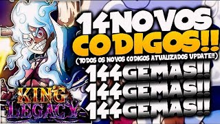 LANÇOU!! 14 NOVOS *EXCLUSIVOS* CODES SECRETOS no KING LEGACY CODIGOS! (Yoru V2 Part 2) - BronzerBR