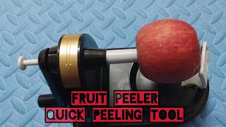 Cara Kupas buah Epal... How to use this Fruit Peeler... #howto #fruitpeeler #peeler