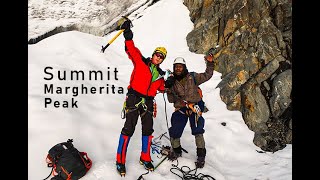 Trekking & summiting Margherita peak| Rwenzori mountains. Snow capped mountain in Uganda