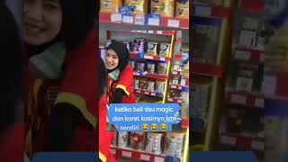 beli tisu magic kasirnya istri sendiri #komedi