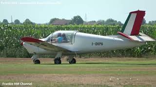 Morane-Saulnier MS885 (I-DIPA) landing at Fly Party 2022 | Socata Rallye