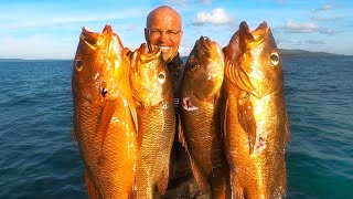 INDO TALES - EPISODE 30 Mangrove jacks and our host cooking a traditional fish dish ( kuah kuning )