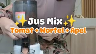 Jus Tomat Apel Wortel Yang Menyegarkan dan Menyehatkan | Resep Jus Mix