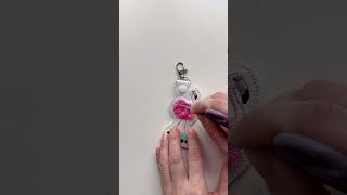 DIY: Fringe Fun Flamingo with me #machineembroidery #machineembroiderydesigns #embroidery