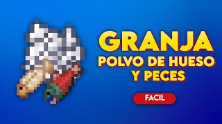 ✅ Granja Fácil de Polvo de Hueso y Peces Para Minecraft Bedrock 1.20+ | #minecraft #minecraftpe