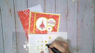 A Birthday card using products by Stampin'UP!