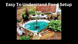 DIY Small Pond Water Pump Fountain  Installation | Step by Step Tutorial