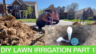 DIY Lawn Irrigation Part1