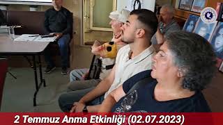 Duisburg Alevi Toplumu 2 Temmuz Anma Etkinliği - Emrah Kocaman (Kalktı Havalandı Gönlümün Kuşu)