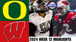 #1 Oregon vs Wisconsin | Week 12 | 2024 College Football Highlights