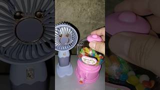 CUTE GUMBALL MACHINE & MINI FAN #viralvideo #shorts