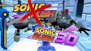 Why Sonic Rush Needs a full 3D Remake!