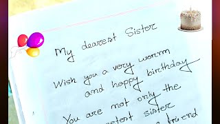 Blessing Birthday Message for Sister. Happy Birthday wishes for Elder and younger sister.