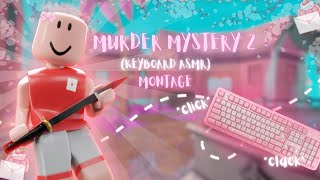 Playing MM2 with the NEW adidas animation + KEYBOARD ASMR