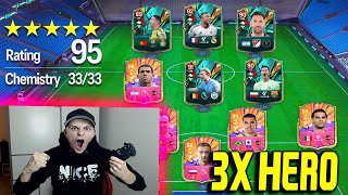 EA FC 25 (FIFA 25): WELTREKORD! 3x HEROS in FULL HERO 121 Rated FUT DRAFT Challenge! Ultimate Team