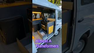 Almost a transformers 😁💙__And this is the result.. #transformation #automobile #vanbuild #vanlife