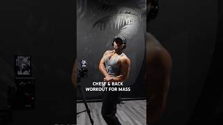 Chest & Back Workout to Add Size #fitness