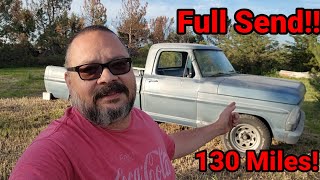 1967 Ford F250 Will She Make It? 130 Mile Roadtrip and Maintenance Monday.