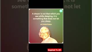 A dream is not that ✅💯💖 APJ Abdul Kalam Motivational Quotes line #sandeepmaheshwari