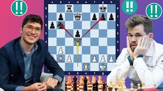 Aggressive Ending Chess Game : 32 By Magnus carlsen vs Alireza Firouzja