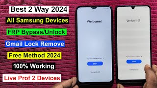 "Best 2 Way 2024" All Samsung FRP Bypass Android 12/13/14/ Gmail Lock Remove Samsung FRP Bypass 2024