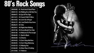 80s Hard Rock Music Hits Playlist - Greatest 1980's Hard Rock Songs