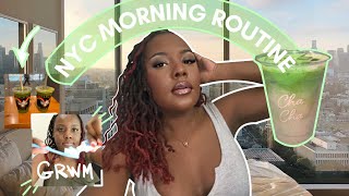 NYC WORK GRWM / MORNING ROUTINE