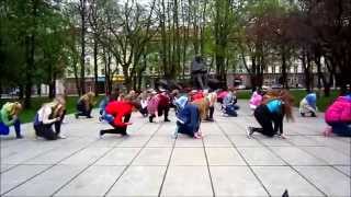 Jedward Waterline flashmob Estonia