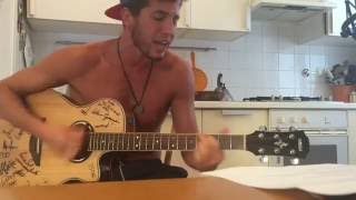 The Train - Drops Of Jupiter (Acoustic Cover in my Kitchen)