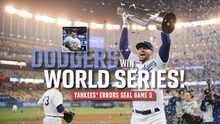 Dodgers Win World Series! Yankees’ Errors Fuel Historic Game 5 Victory