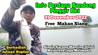 Info Perdana Mancing Bandeng || Empang H Amit 3 Spot Mancing Pinggir Bkt Marunda