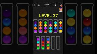 🧩 LEVEL 37  Color Short 🎯 Color Sort Level 37 @SDSGAMING. #shorts