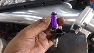 how to fix injector 1050 cc🔥👍 racing injector Nissan GT-R R34 skyline👍#tyson 2jz