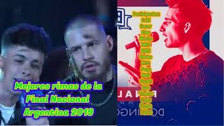 TRUENO CAMPEÓN !!! MEJORES RIMAS REDBULL ARGENTINA 2019