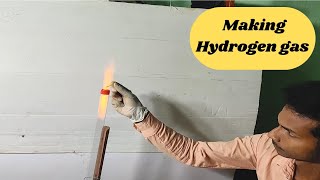 How to Make 'HYDROGEN GAS' at Home | Hydrogen Gas kaise banaye