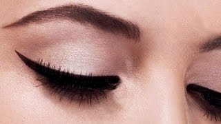 Perfect Winged Eyeliner tutorial (the EASIEST method)