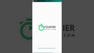 Courier Software Mobile App