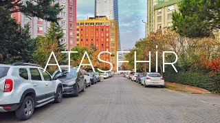 Walking in Ataşehir, Istanbul | Asian Side Tour