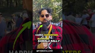 I went undercover at a Kamala Harris rally