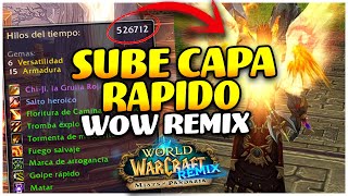 La Mejor Forma para SUBIR Tu CAPA en WoW Remix - Más de 23,000 Hilos/Hr! | WoW Remix✅ #wowremix